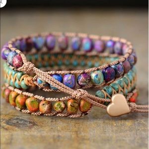 Multi-layer Imperial Stone Natural Stone Bracelet new.